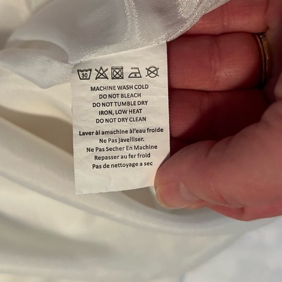 Glamorous Studio white lined dress with one shoulder size 8 - Picture 6 of 8